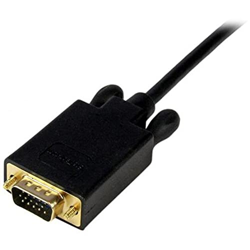 StarTech.com 3ft (1m) Mini DisplayPort to VGA Cable - Active Mini DP to VGA Adapter Cable - 1080p Video - mDP 1.2 or Thunderbolt 1/2 Mac/PC to VGA