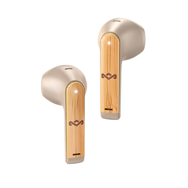 House of Marley Zion True Wireless Earbuds, 16-Hr Total Playtime, Quick Charge, Eco-Friendly Design with Recycled Plastics & Sustainable…