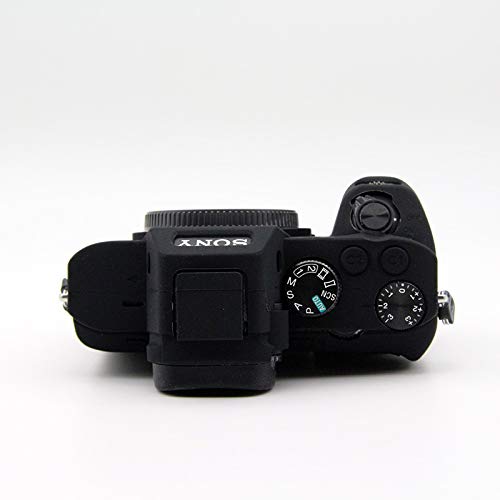 Sony A7II Case, BolinUS Fullbody Ultra-Thin Lightweight Rubber Soft Silicone Housing Case Bag Cover for Sony Alpha A7ii A7R2 A7Rii A7sii (Black)