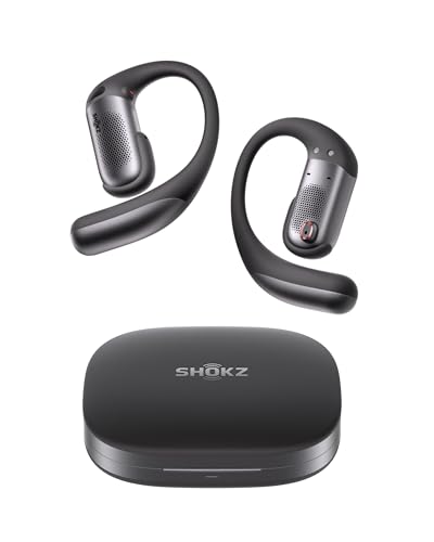 SHOKZ OpenFit Pro Open-Ear Earbuds with Noise Reduction, Dolby Atmos, Black