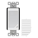 TOPGREENER Full Face LED Decorator Night Light with Auto Sensor, White.