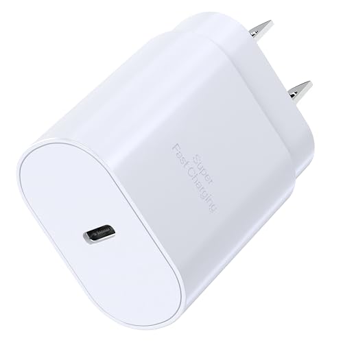 USB C Charger Block 30W PD Super Fast Charging Block Type C Plug Cube Wall Adapter Power Brick USB C Block for iPhone 17, 17 Air, 17 Pro