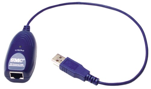 SMC2206USB/ETH EZ Connect USB to Dual-Speed Ethernet Converter, Burst Transfer, Self Powered, Includes USB Cable