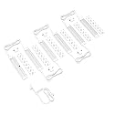 EShine Hand Wave Activated Under Cabinet LED Lighting Kit, Dimmable, 6-Pack 7 in - Touchless Dimming Control, White Under Counter Lights for Kitchen