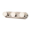 Nuvo 60/296 Three Light Vanity Strip, Polished Chrome, 18-Inch