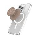 PopSockets Phone Grip for MagSafe, Magnetic Holder, Phone Stand, Brown - Latte