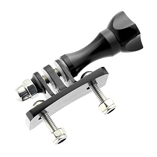 AngelReally 1" Ball Mount Universal Head Adapter with Thumb Screw Fit for Go He 9, 8 Black, 7 Black, 7 Silver, 7 White, 6, 5, 4, 3+, 5Session, MAX