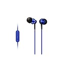 Sony MDREX100APL In-Ear Headphones Earbuds (Blue)