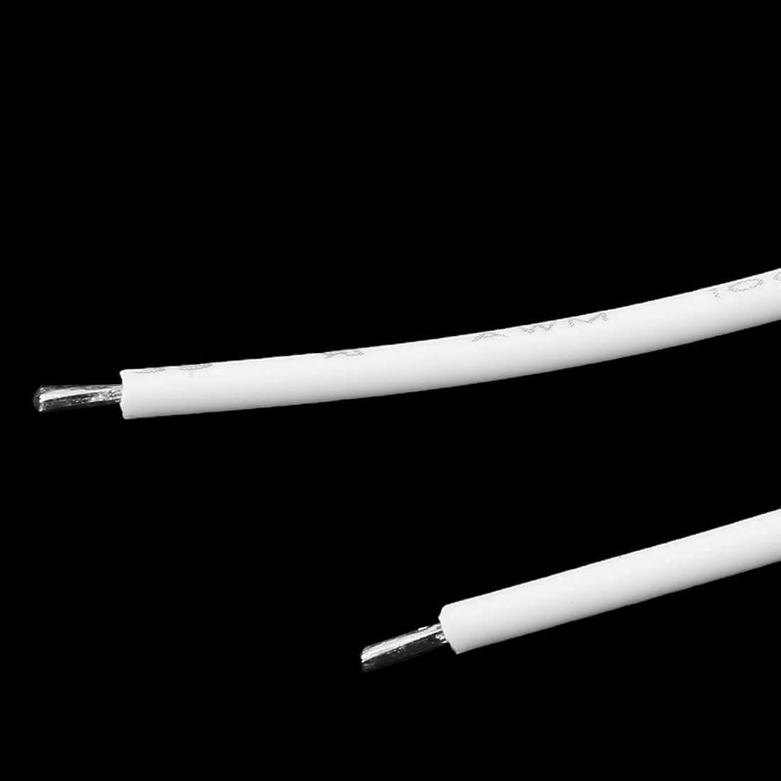 GDQLCNXB 6Sets Magnetic Reed Switch RC-33 NC Recessed Wired Window Door Contact Sensor Alarm (White Normally Closed
