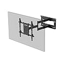 Monoprice 360 Full-Motion Articulating TV Wall Mount - Portrait and Landscape, for TVs 40in to 75in, Weight Capacity 110 Lbs, Extension 3.3in