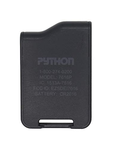 Python 7616P 1 Way 1 Button Replacement Remote Transmitter 1/2 Mile Range DST