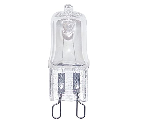 230V AC HaloPin Halogen Socket G9 Socket Dimmable 18 Watt Replacement for 18 W 35° Beam Angle Warm White 2700 Pack of 10