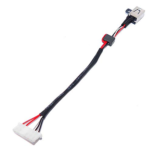 Charging Port DC in Power Jack Cable Replacement for Dell Inspiron 17-5755 17-5758 17-5759 DC30100TT00 37KW6