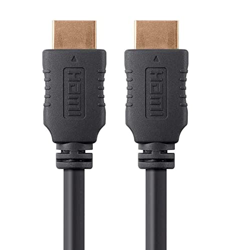Monoprice 4K High Speed HDMI Cable - 4K60Hz, 18Gbps, HDR, 20ft, Black - 3 Pack