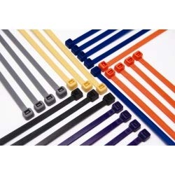 JT&T Products (4701-2H) - 4" Red Nylon Wire Ties, 18 Lb. Tensile Strength, 31 Pcs.