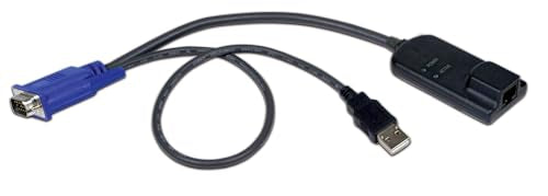 Vertiv Avocent MergePoint IQ DVI, USB, Server Interface Module with Virtual Media, Cat5 Cable, Common Access Card (CAC), USB 2.0, DVI, RJ-45 Female