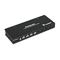 IOGEAR 4-Port 4K KVM Switch with HDMI Connection, Control 4 Computers with one Monitor, Keyboard, & Mouse - up to 4096x2160 @60 Hz or 5120x1440 @60Hz
