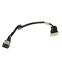 New AC DC Jack Power Charging Port Connector Socket Cable Harness Replacement for Dell Precision 17 (7710) P/N: MJ0HM, 0MJ0HM DC30100VH00