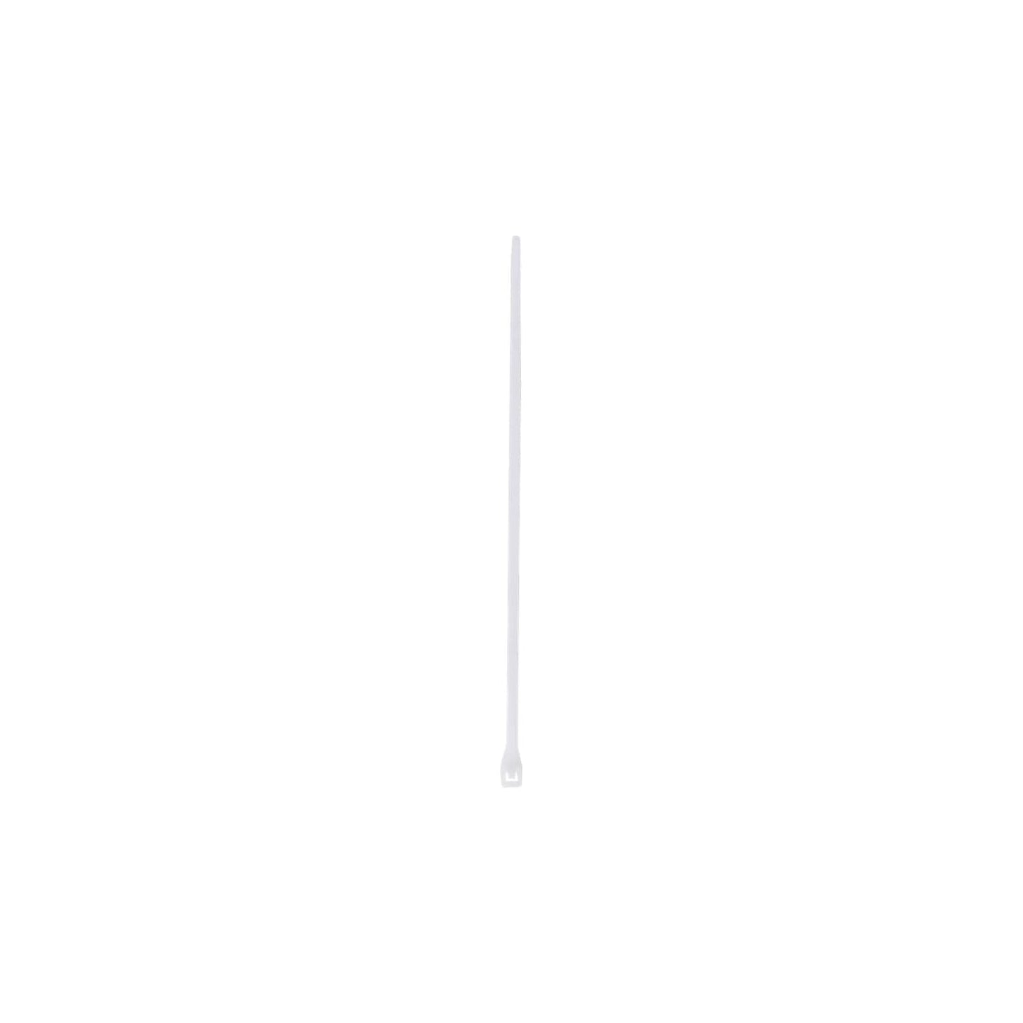 Gardner Bender 46-308 DoubleLock Cable Tie, 8 inch, 75 lb, Electrical Wire and Cord Management, Nylon Zip Tie, 100 Pk, Natural White