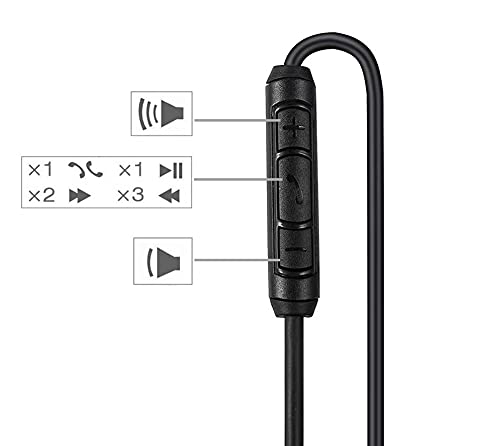 Cypher.V Replacement Aux Extension Cable Cord Wire,for Bose QuietComfort QC25 QC35 Sound Link SoundTrue On Ear Headphones with in Line Mic Volume…