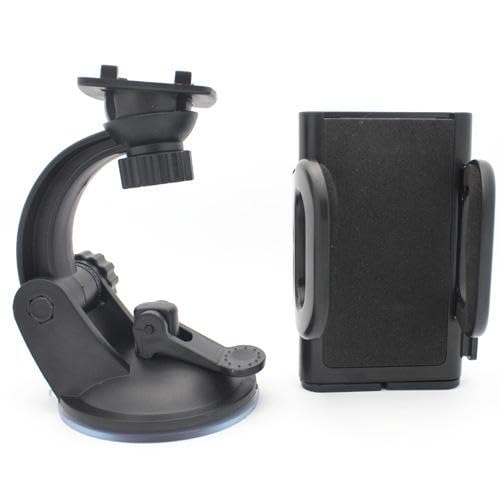 Fonus Car Mount Windshield Holder Compatible with iPhone 16/Pro/Max/Plus, Glass Cradle Swivel Dock Suction