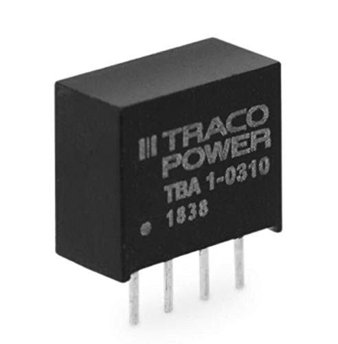 TBA 1-1219 Isolated DC/DC Converters Encapsulated SIP-4; 1W Output 1 (Vdc): 9