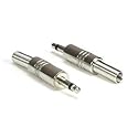 3.5mm Mono TS Male Plug Solder Connector, Audio Jack Repair Adapter, 10 Pack