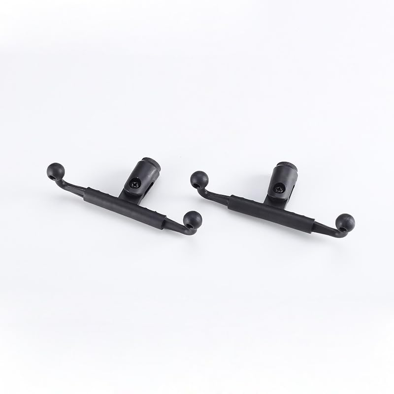 ThtRht 2 Pack Dual Phone Holder Tripod Mount Adapter 17mm Ball Mount Splitter with 1/4"-20 Thread Stand for Camera Tripod Phone Holder Light Stand
