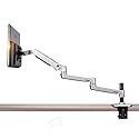 XSJ8013C Aluminum Alloy Ultra Long Arm LED LCD Monitor Holder Table Clamping Full Motion Monitor Mount Support (Black)