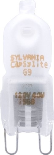 Sylvania 57017 40-Watt 120-Volt Halogen Capsule G9 Base, Frosted