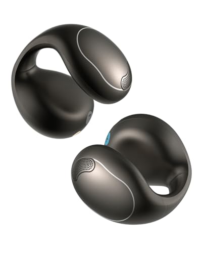 Soundcore C40i by Anker, Open-Ear Earbuds, Clip-On Headphones, Flexible Joint Design, Button Controls, Lightweight Comfort, Stable Fit with Attachable