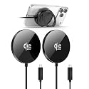 UZLNL 25W Magnetic Wireless Charger, Qi2.2 Fast Wireless Charging Pads with Kickstand,MagSafe Charger for iPhone 17/16/15/14 Series & AirPods