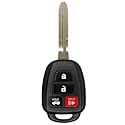 KEYS4LESS Replacement Keyless Remote Head Key Fob Compatible with 86 2017 FCC HYQ12BEL Part Number SU003-05282 SU00305282