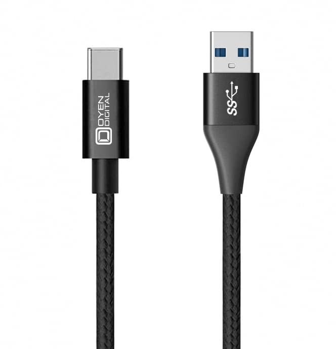 Oyen Digital USB-C to USB-A Cable, 16-inch/ 0.4 M (UCA-04-BN)