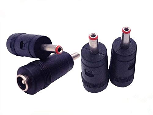 Longdex 12pcs DC Power Adapter 5.5x2.1mm Female Jack to 3.5x1.35mm Male Plug Electrical Socket Outlet for Laptop Interface Power Cable Connector