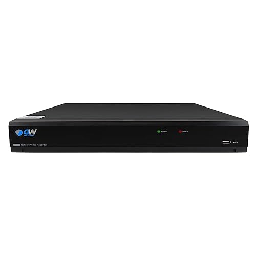 GW Security 32 Channel 4K 12MP NVR Video Recorder Alone (GW5532NSN)