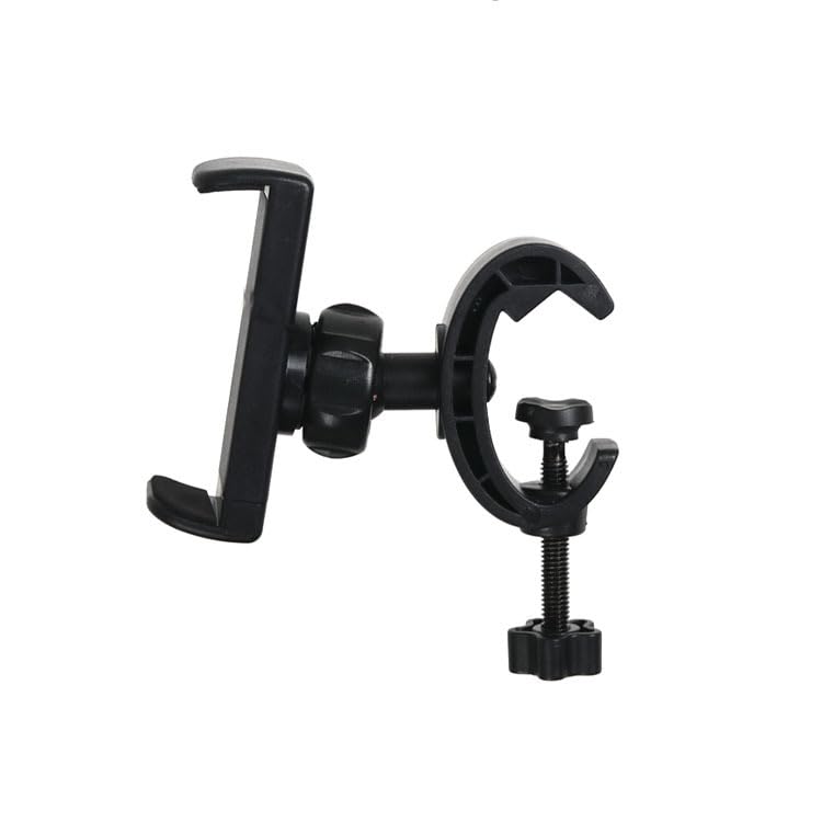 ThtRht 2 Pack Mic Stand Phone Holder Mount Photography Light Stand Phone Mount Holder Clamp Phone Clip for Microphone Stand Tripod Boom Arm Floor Mic