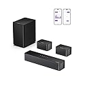 ULTIMEA 5.1 Sound Bar for Smart TV, Virtual Surround Sound System for TV, 320W Peak Power, Adjustable Surround Speakers and Subwoofer, APP Control