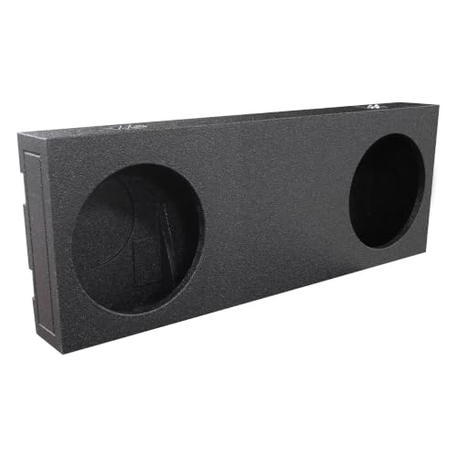Q Power Dual 12"" UNDERSEAT UPFIRE SUB Enclosure Box for 2022-2024 Toyota Tundra Crew MAX