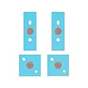 Laptop Rubber Feet Replacement for Microsoft Surface Laptop 3 4 5 Anti Slip Bottom Case Rubber Strips Pads (Rose Gold)