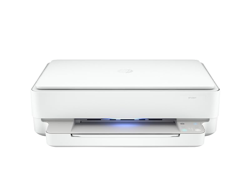 HP Envy 6052e All-in-One Wireless Color Inkjet Printer, Print Copy Scan, 2-Sided Printing, WiFi USB Bluetooth Connectivity, Instant Ink Ready, White