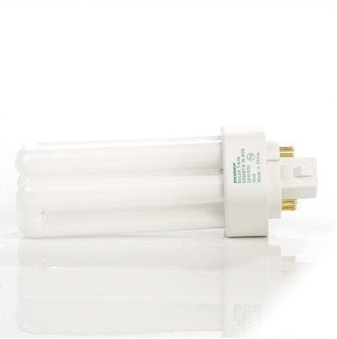 Sylvania 20880 (4-Pack) CF26DT/E/IN/830/ECO 26-Watt Triple Tube Compact Fluorescent Light Bulb, 3000K, 1746 Lumens, 82 CRI, T4 Shape, 4-Pin GX24q-3