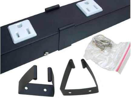 45" 12 Outlet Metal Power Strip, 045126