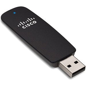 CISCO LINKSYS COMPUTER USB WIRELESS ADAPTER AE2500