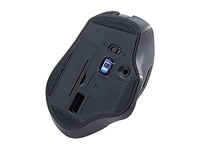 Verbatim Silent Ergonomic Wireless Blue LED Mouse, 6-Button, Dark Teal