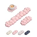 Vaydeer Cloud Keyboard Wrist Rest Set - Ergonomic Memory Foam Wrist Pad for Computer, Laptop & Gaming, Non-Slip Cute Desk Accessories