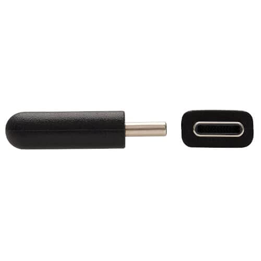 Tripp Lite USB-C Cable Right-Angle Plug (Male-to-Male), Thunderbolt 3, USB 2.0, 480 Mbps, 100W PD Charging, 6.6 Feet / 2 Meter, 20 Volts / 5 Amps