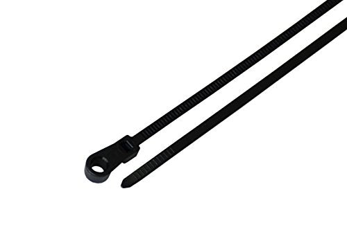 12-in Screw Mount, 100-Pack 120-lb, Black, Speciality Cable Tie