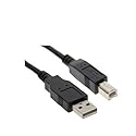 iMBAPrice 15 Feet Black USB 2.0 Printer and Scanner Cable for Lexmark MS310dn Mono Laser, S515 Inkjet, Pro715 Inkjet, S315 Inkjet, Pro915 Inkjet
