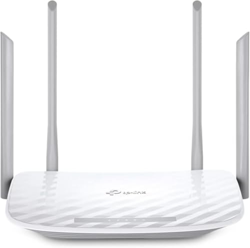 TP-Link AC1200 WiFi Router (Archer A54) - Dual Band Wireless Internet Router, 4 x 10/100 Mbps Fast Ethernet Ports, EasyMesh Compatible, Support Guest